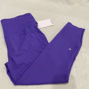 Lululemon Base Pace High-Rise Running Tight 25” CHAI Charged Indigo NWT Size 12